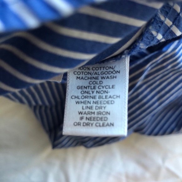 Loft Striped Button-up Blouse - Picture 7 of 9